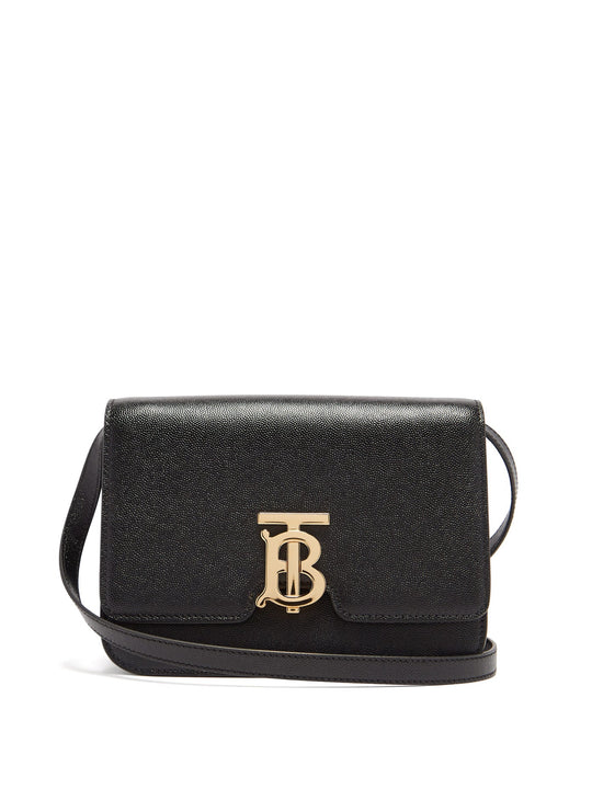 TB Borsa a tracolla in pelle martellata Monogram