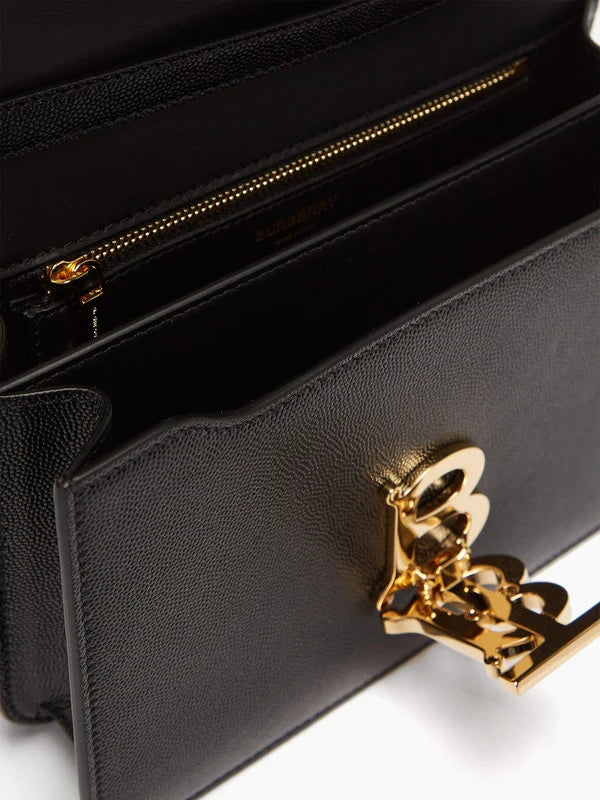 TB Borsa a tracolla in pelle martellata Monogram