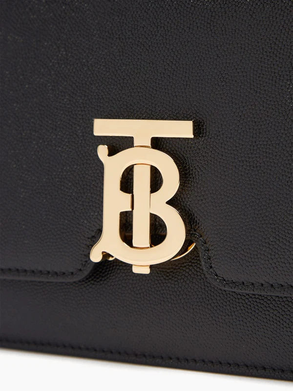 TB Borsa a tracolla in pelle martellata Monogram
